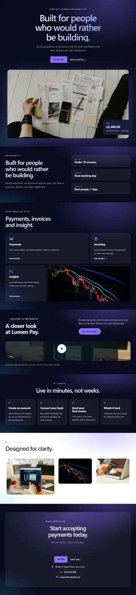 Screenshot of Aurora · About