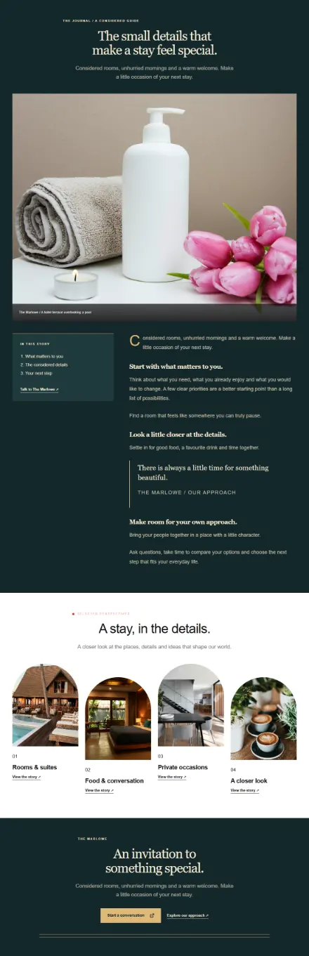 Screenshot of Art Deco · Article