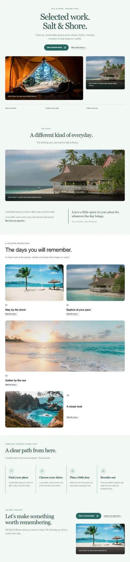 Screenshot of Coastal · Portfolio