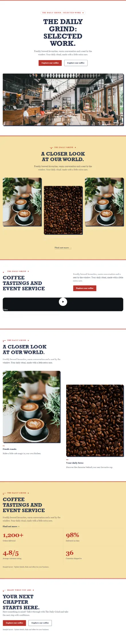 Screenshot of Vintage · Portfolio
