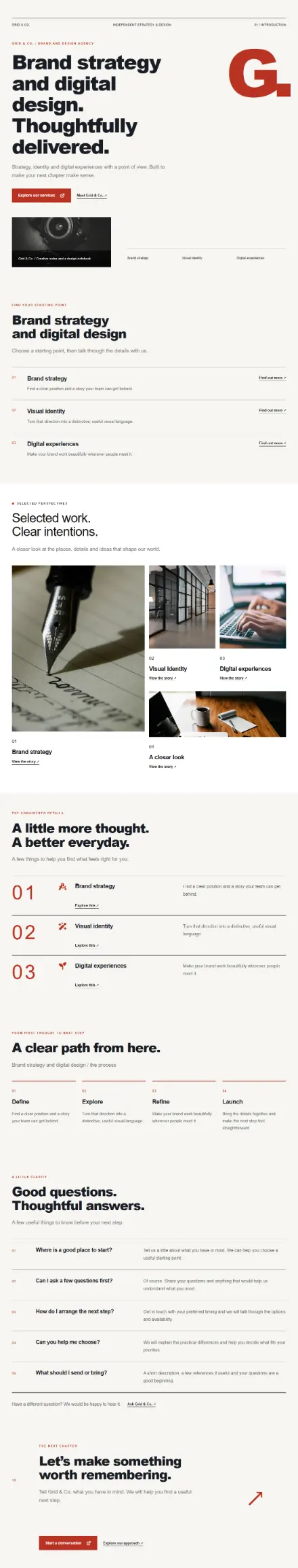 Screenshot of Swiss · Services