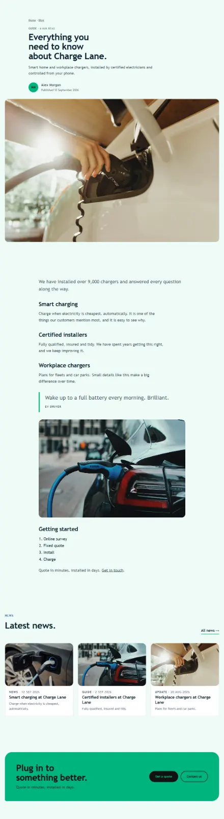 Screenshot of Ev · Article