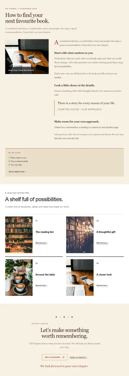 Screenshot of Heritage · Article