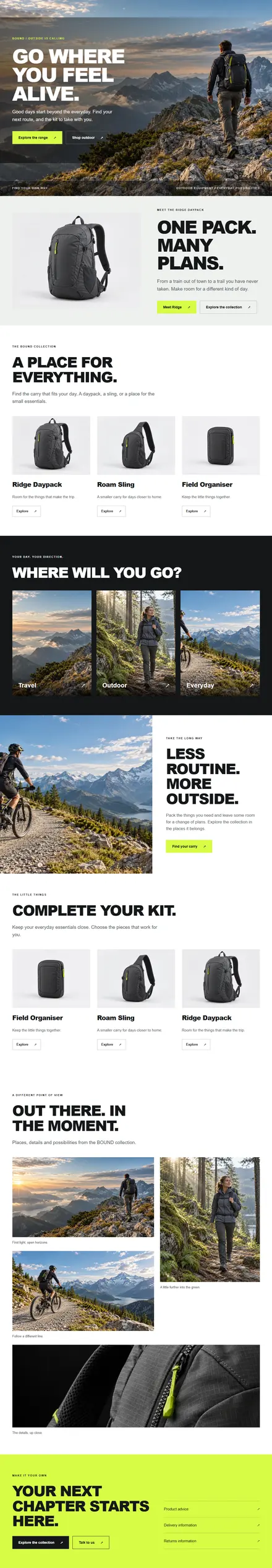 Screenshot of Camera · Home page