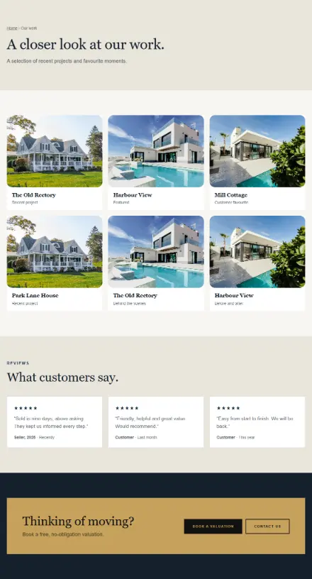 Screenshot of Property · Portfolio