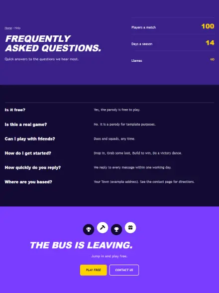 Screenshot of Royale · Questions & answers