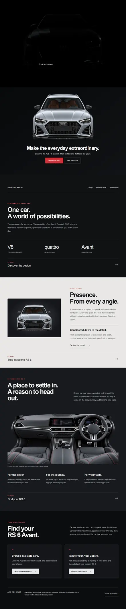 Screenshot of Performance Launch