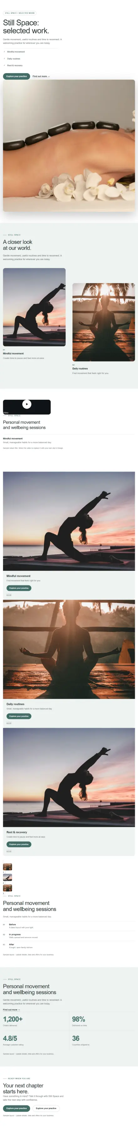 Screenshot of Minimal · Portfolio