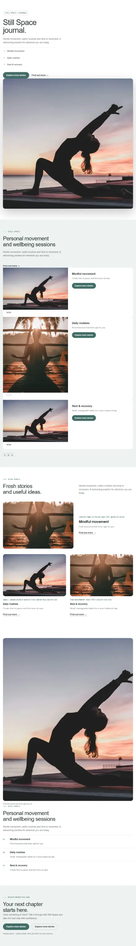 Screenshot of Minimal · Blog