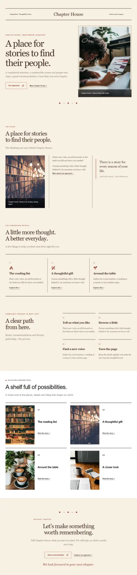 Screenshot of Heritage · About