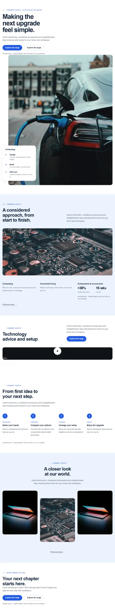 Screenshot of Modern · About