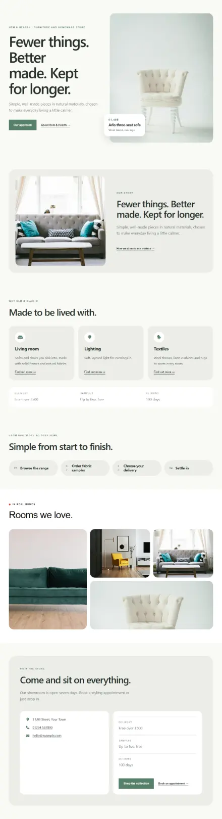 Screenshot of Scandi · About