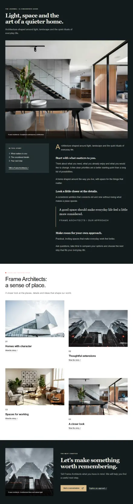 Screenshot of Cinematic · Article