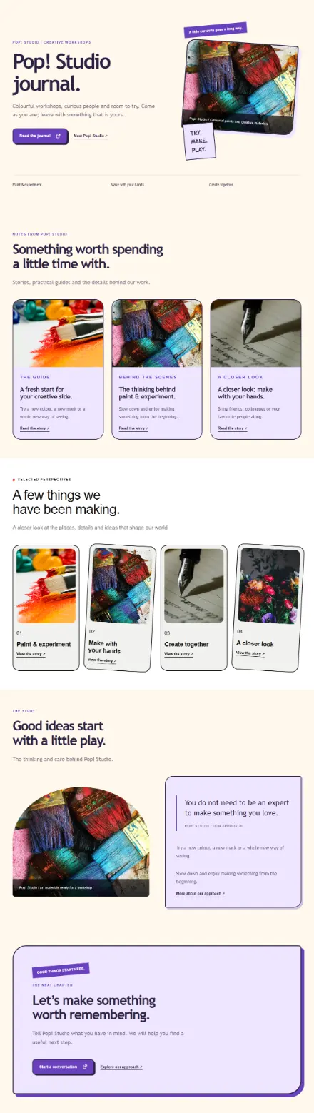 Screenshot of Playful · Blog