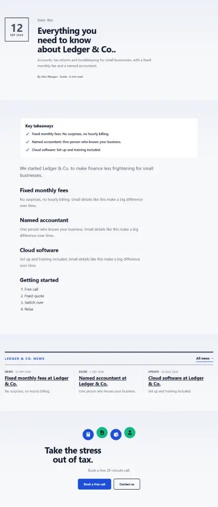 Screenshot of Accounts · Article