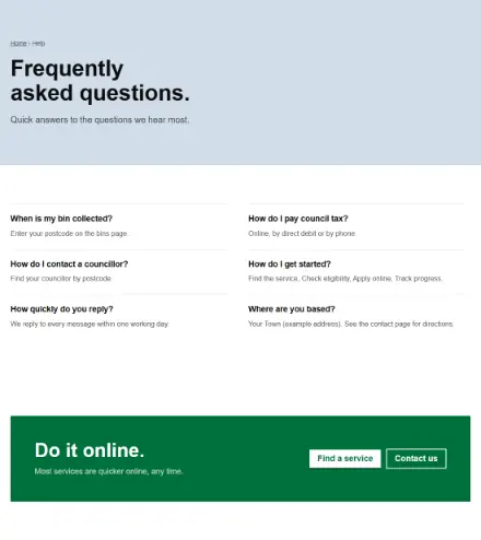 Screenshot of Civic · Questions & answers