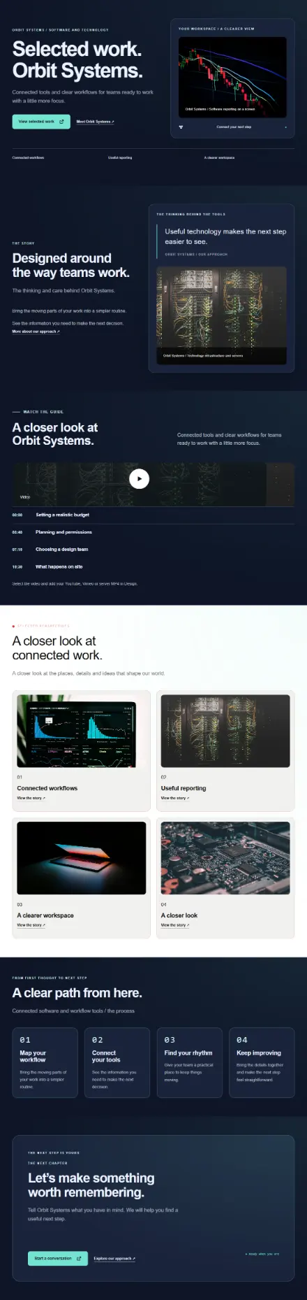 Screenshot of Tech · Portfolio