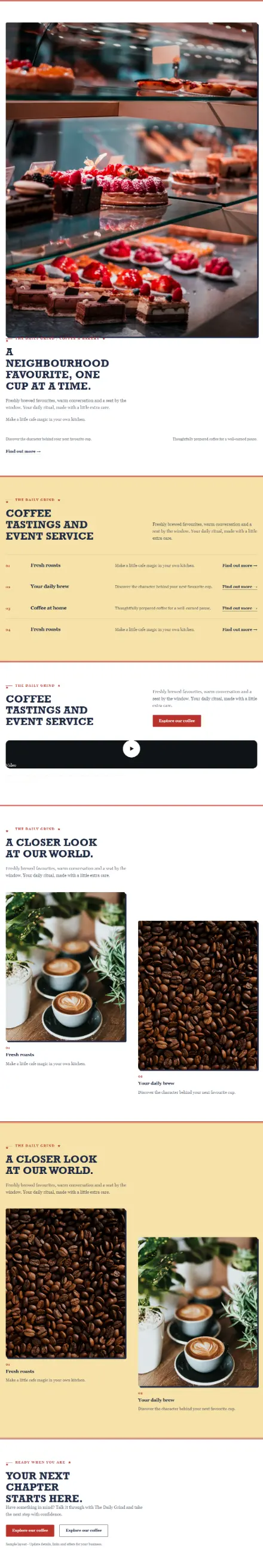 Screenshot of Vintage · About