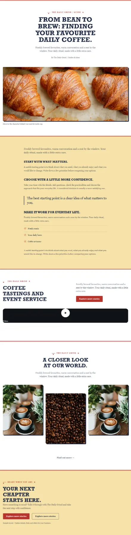 Screenshot of Vintage · Article