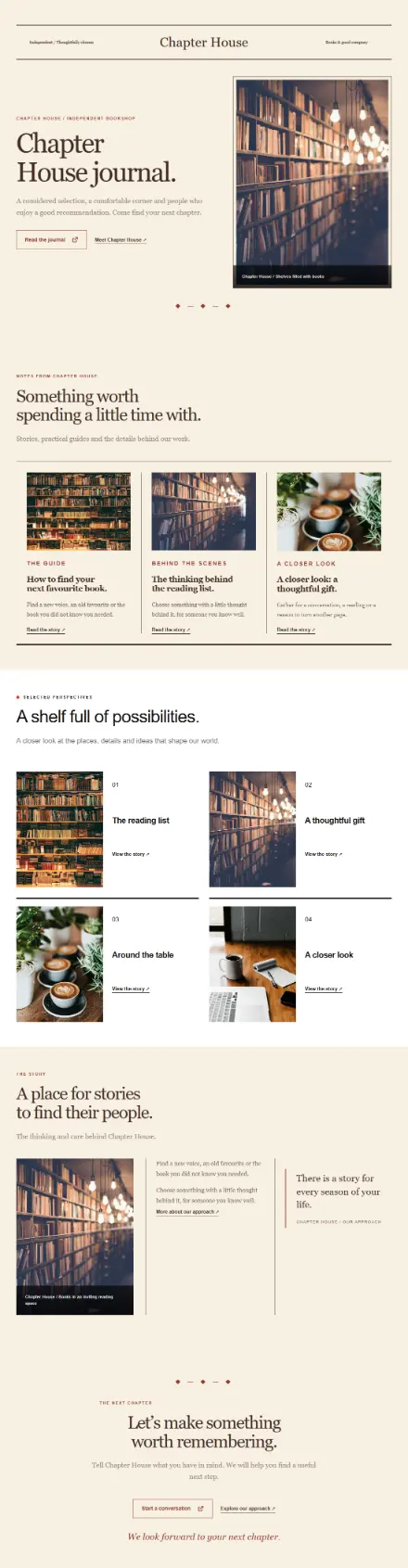 Screenshot of Heritage · Blog