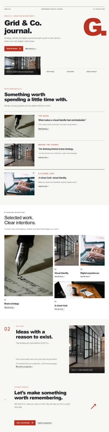 Screenshot of Swiss · Blog