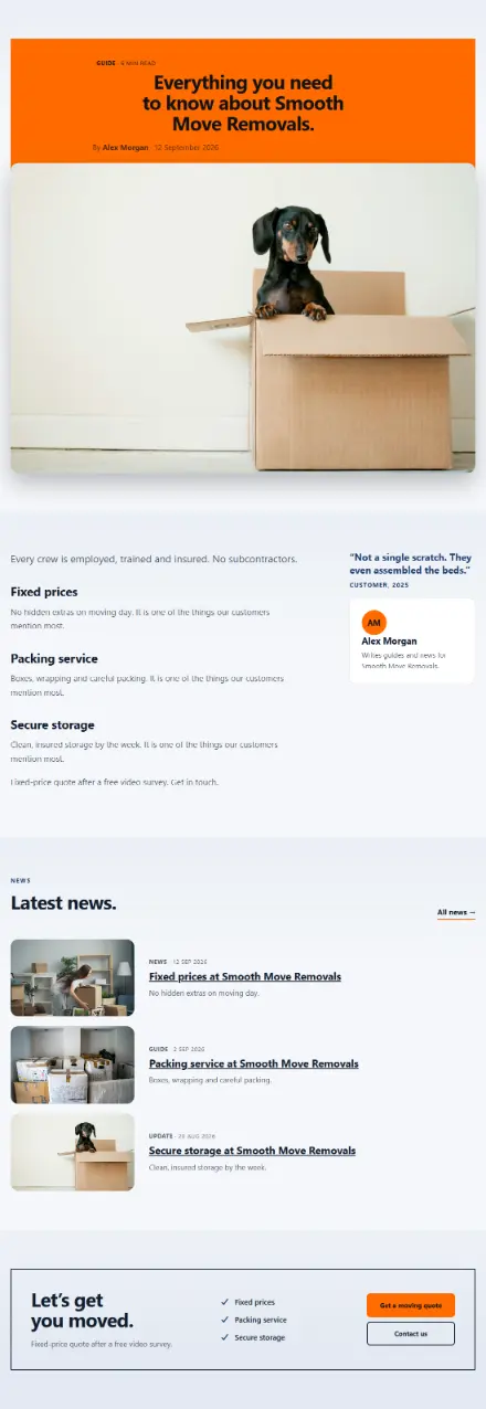 Screenshot of Removals · Article