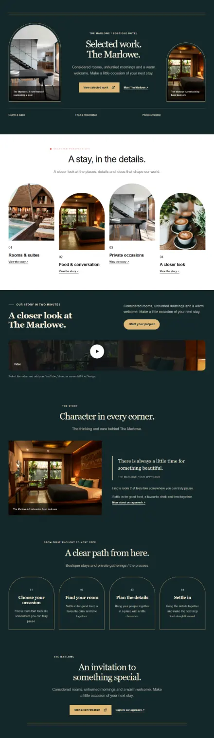 Screenshot of Art Deco · Portfolio
