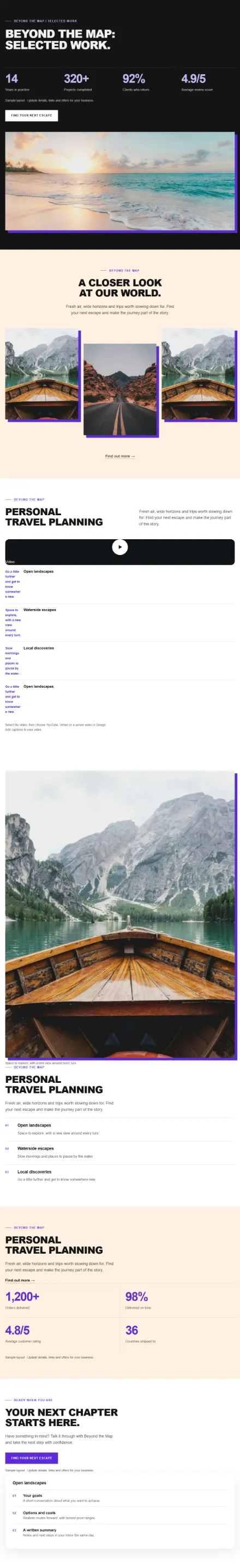 Screenshot of Bold · Portfolio