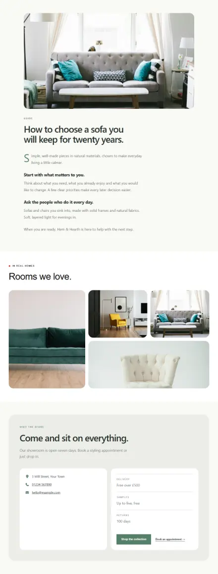 Screenshot of Scandi · Article