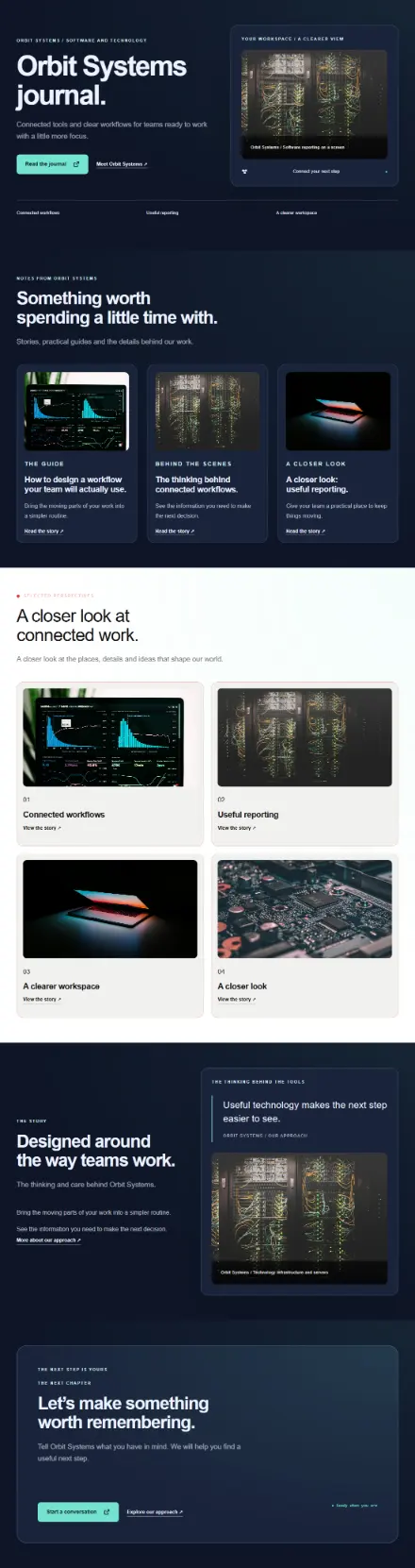 Screenshot of Tech · Blog