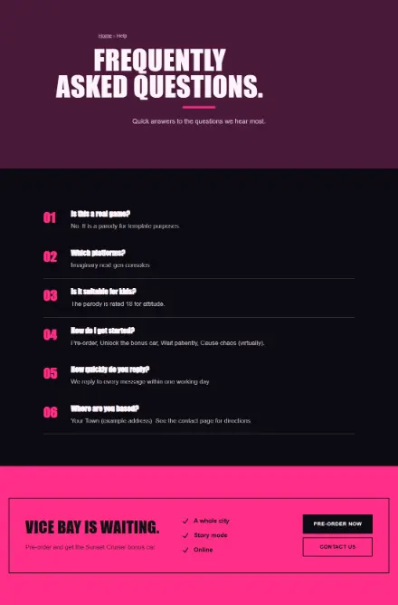 Screenshot of Heist · Questions & answers