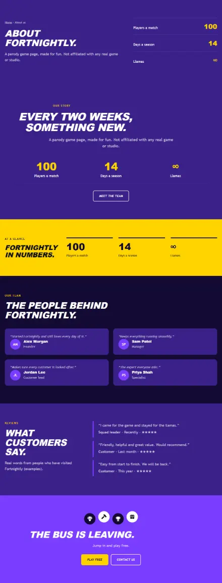 Screenshot of Royale · About