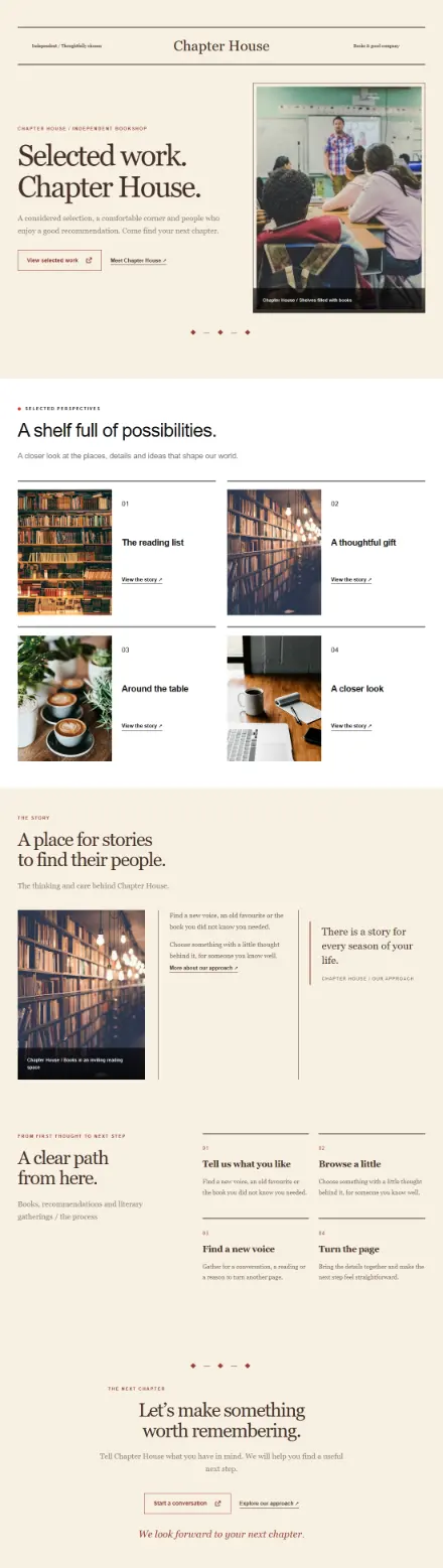 Screenshot of Heritage · Portfolio