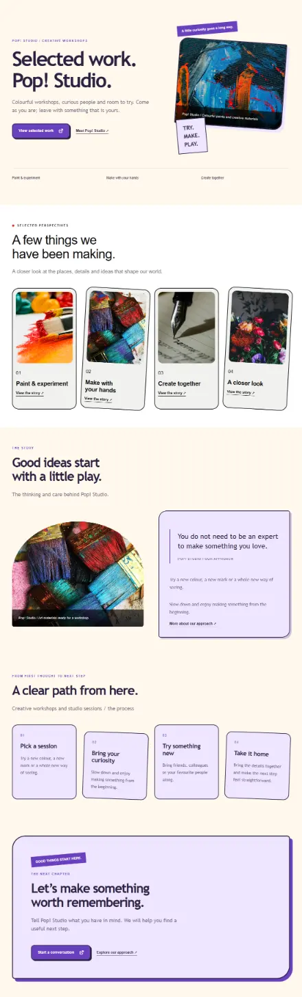 Screenshot of Playful · Portfolio